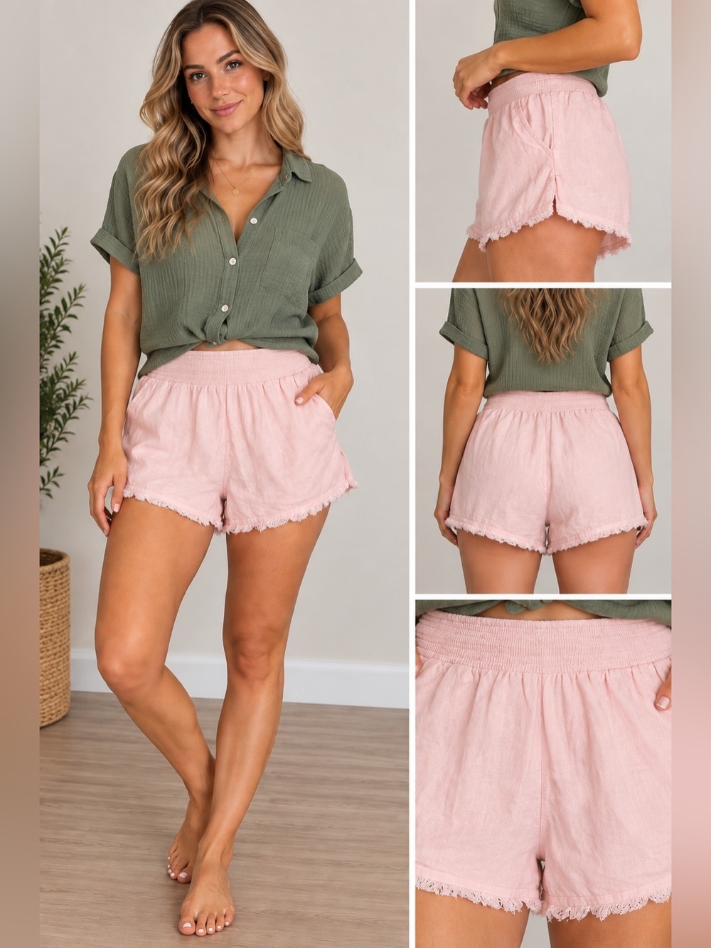American Eagle Linen Shorts size Xlarge